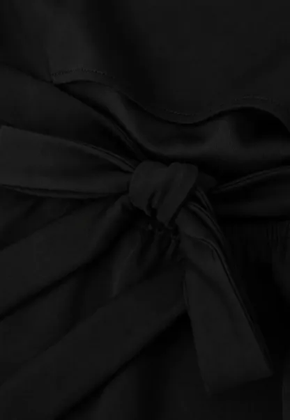 Off Shoulder Cutout Back Tie Waist Dress