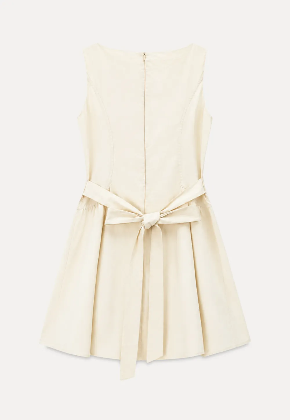 Square Neck Sleeveless A-Line Dress