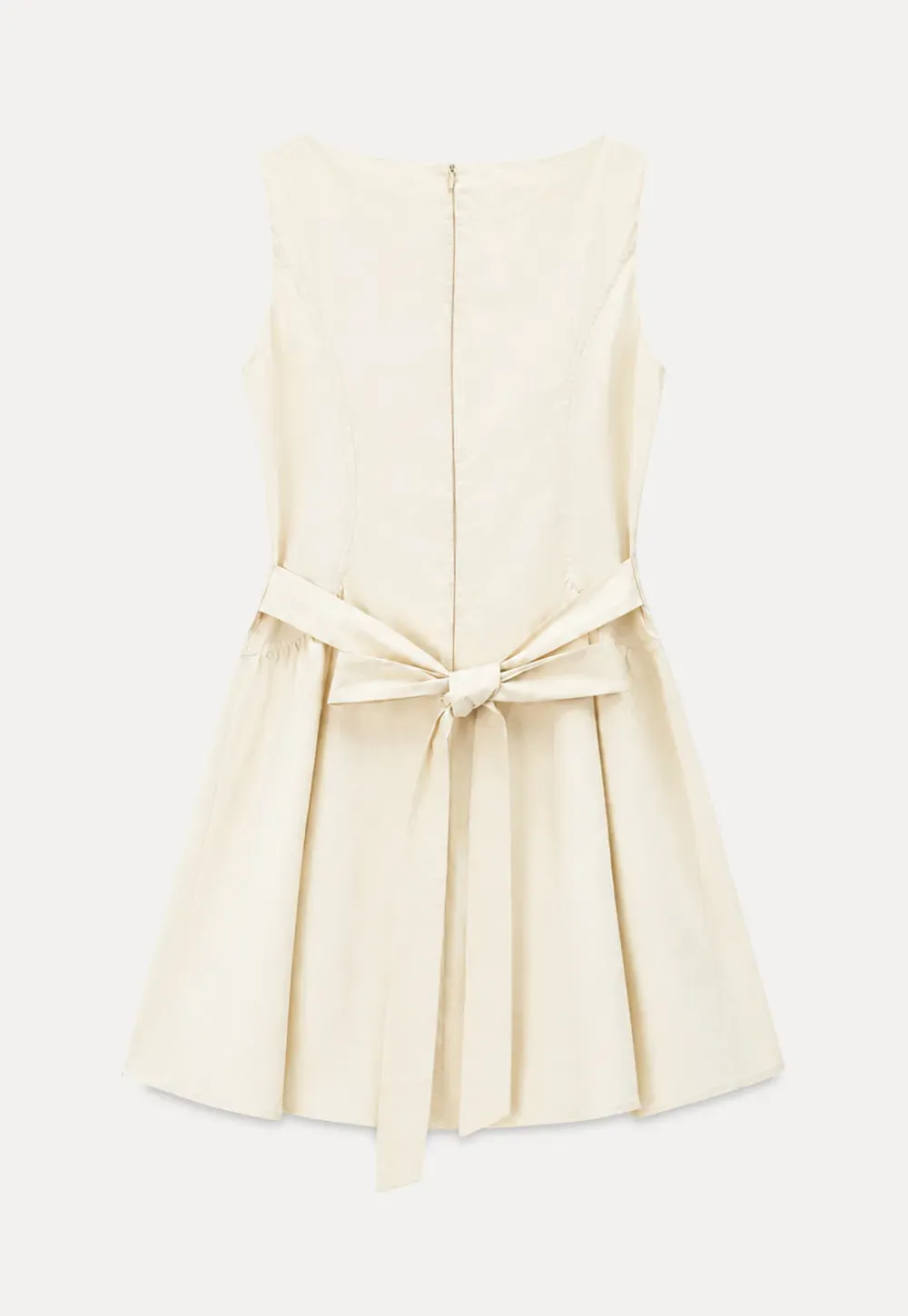 Square Neck Sleeveless A-Line Dress
