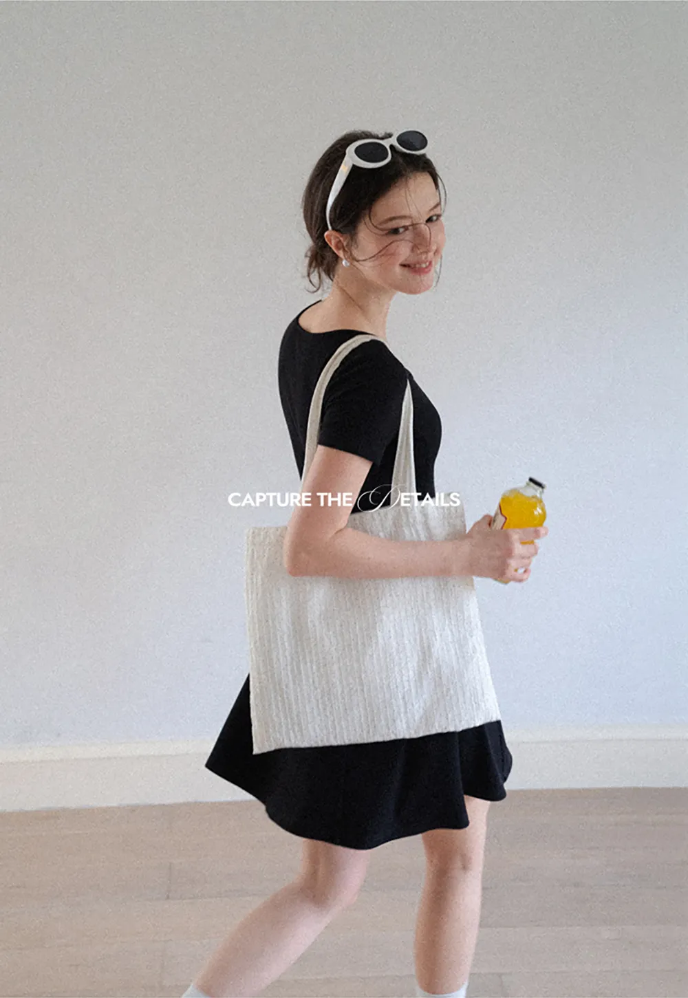 V Neck Short Sleeve A Line Dress