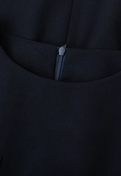 Peter Pan Collar Puff Sleeve Layered Dress
