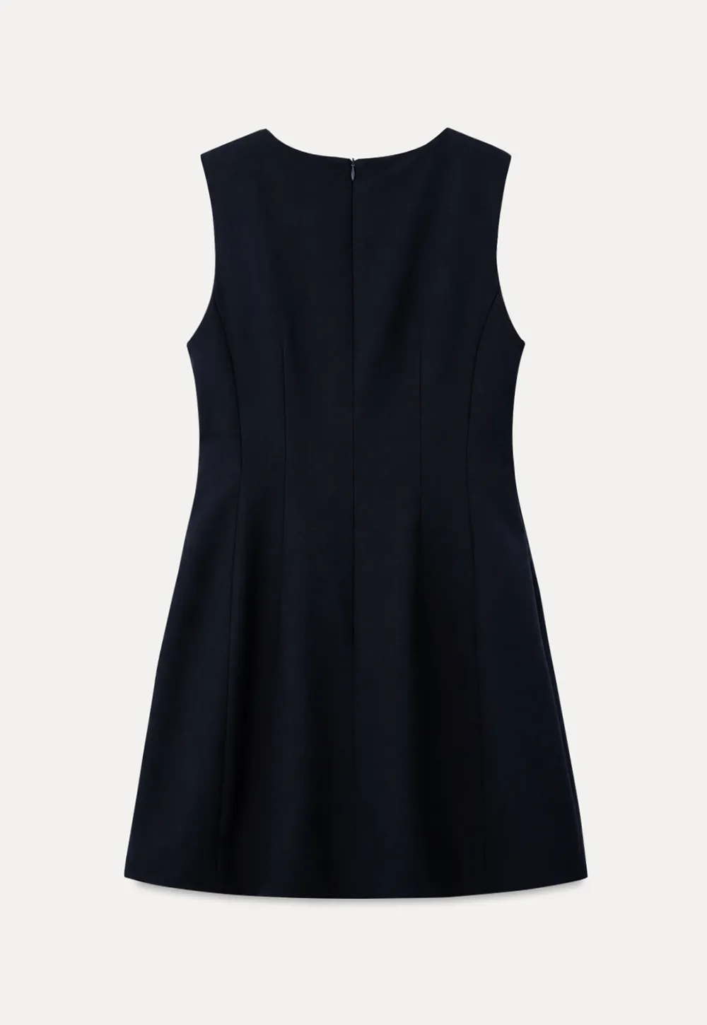 Peter Pan Collar Puff Sleeve Layered Dress