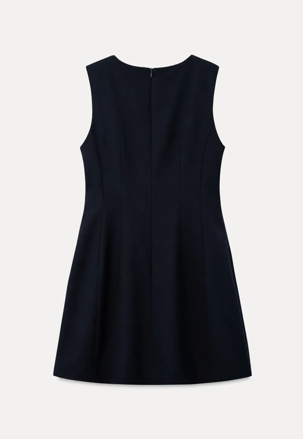 Peter Pan Collar Puff Sleeve Layered Dress