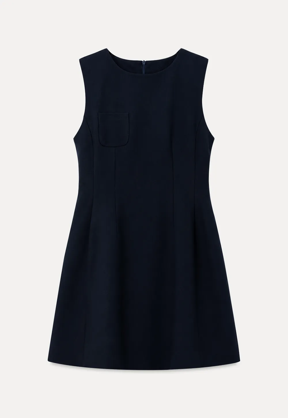 Peter Pan Collar Puff Sleeve Layered Dress