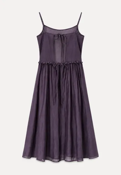 Sheer Layered Floral Print Slip Dress