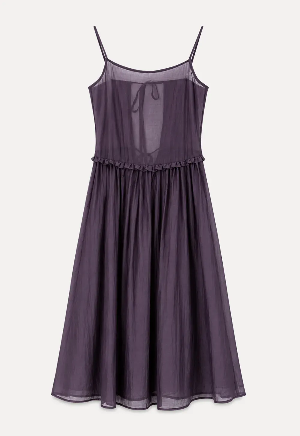Sheer Layered Floral Print Slip Dress