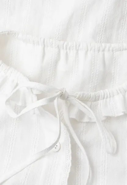 Ruffled Collar Bow Tie Sleeveless Dress with Long Sleeve Blouse