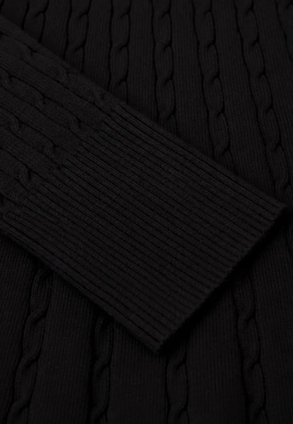 Cable Knit Dress with Peter Pan Collar