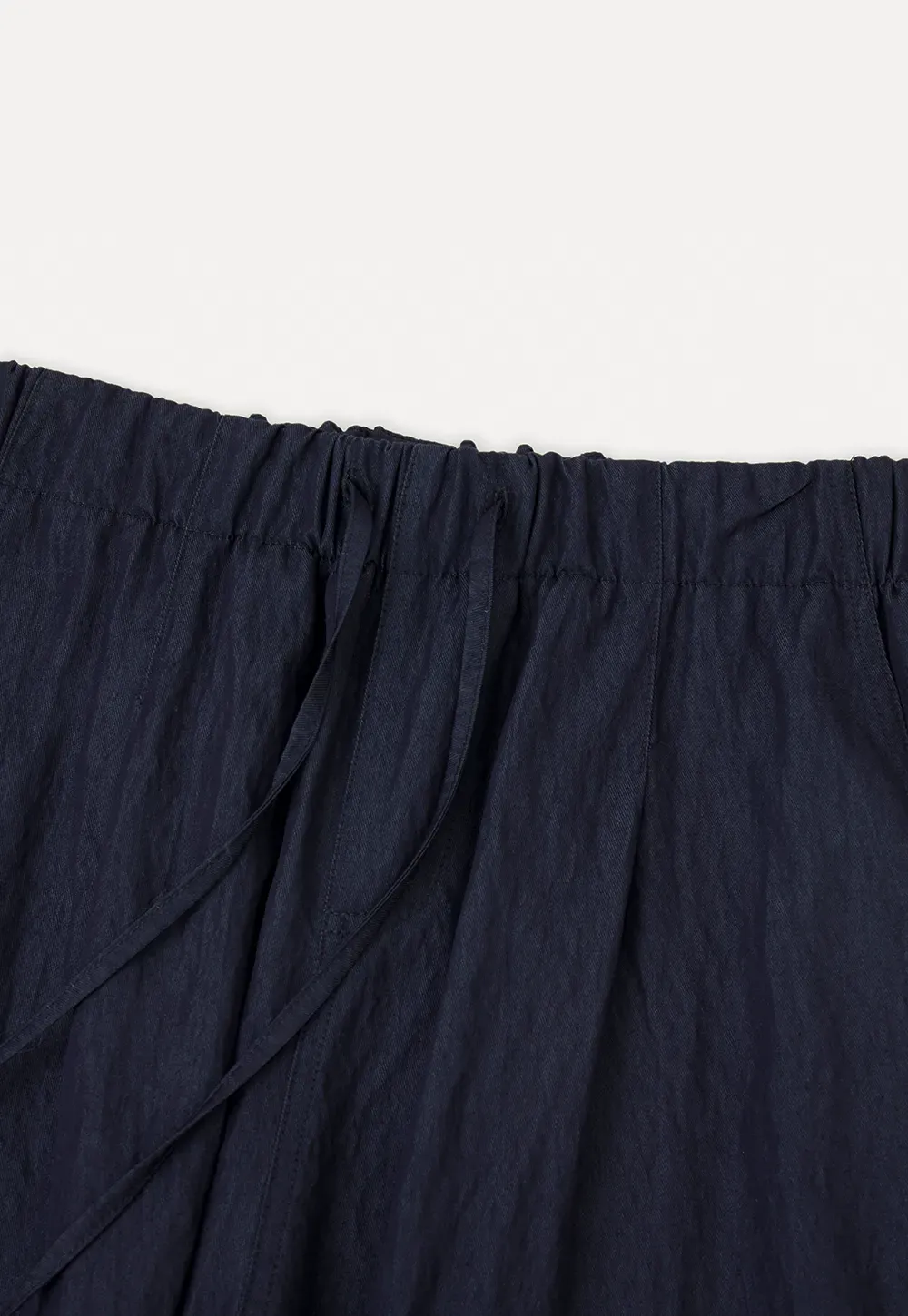 Wide Leg Elastic Waist Casual Pants