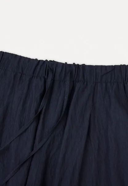 Wide Leg Elastic Waist Casual Pants
