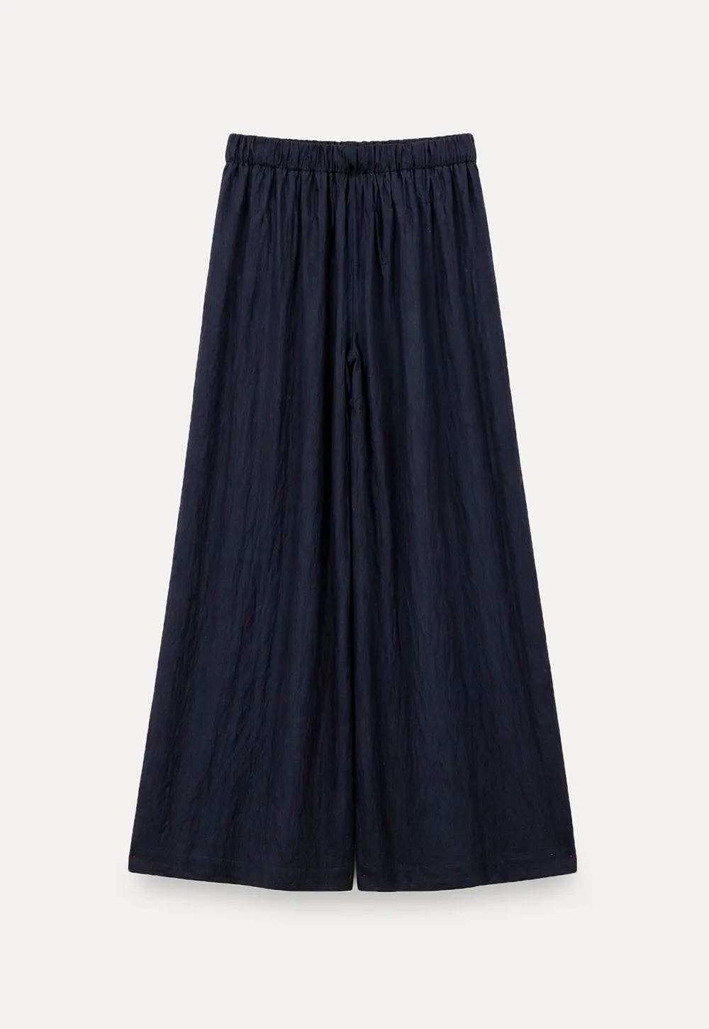 Wide Leg Elastic Waist Casual Pants