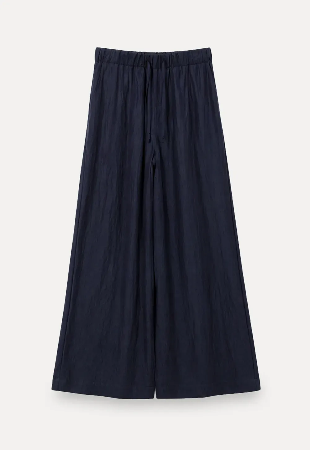 Wide Leg Elastic Waist Casual Pants