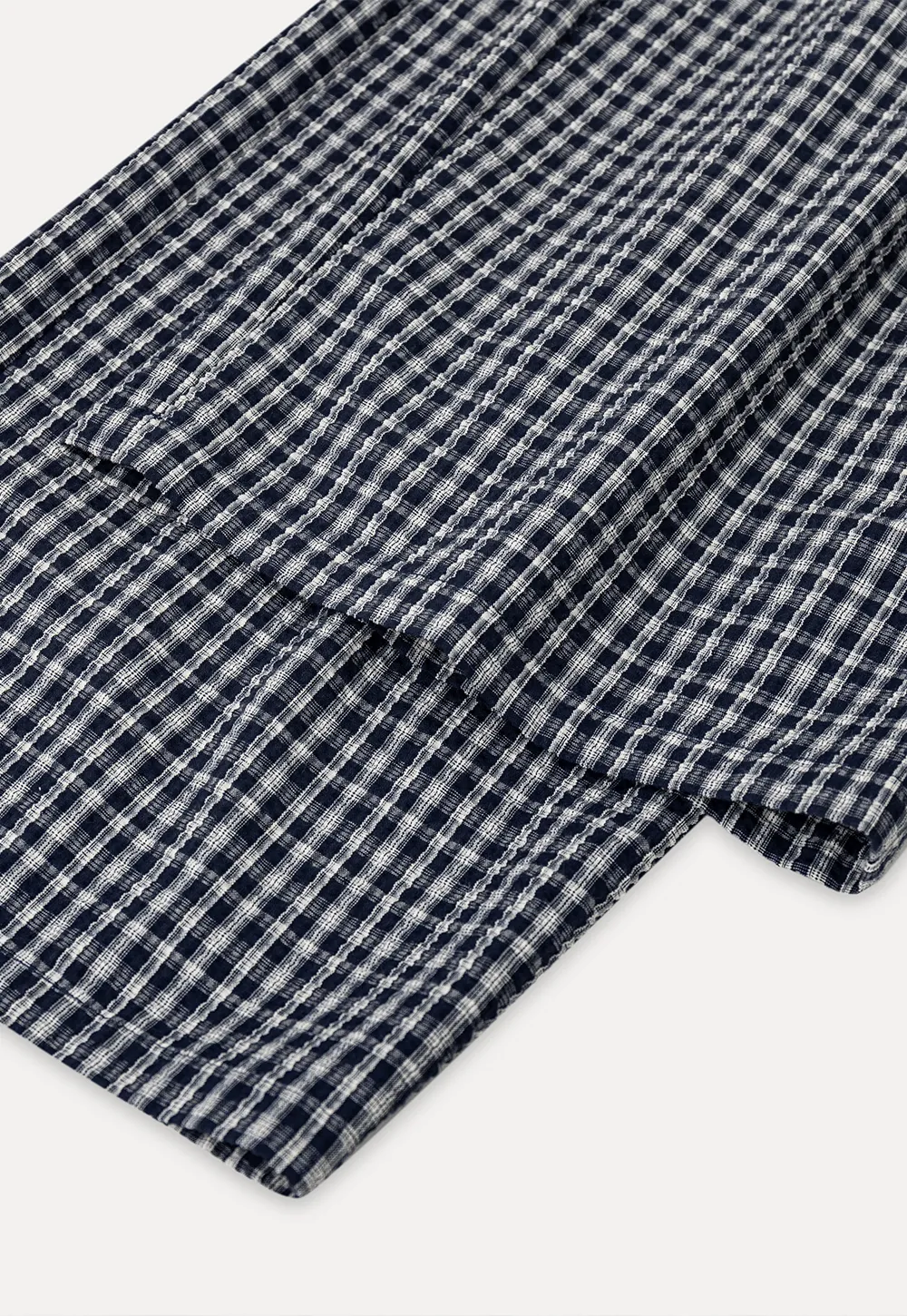 Wide Leg Plaid Casual Pants with Elastic Waist