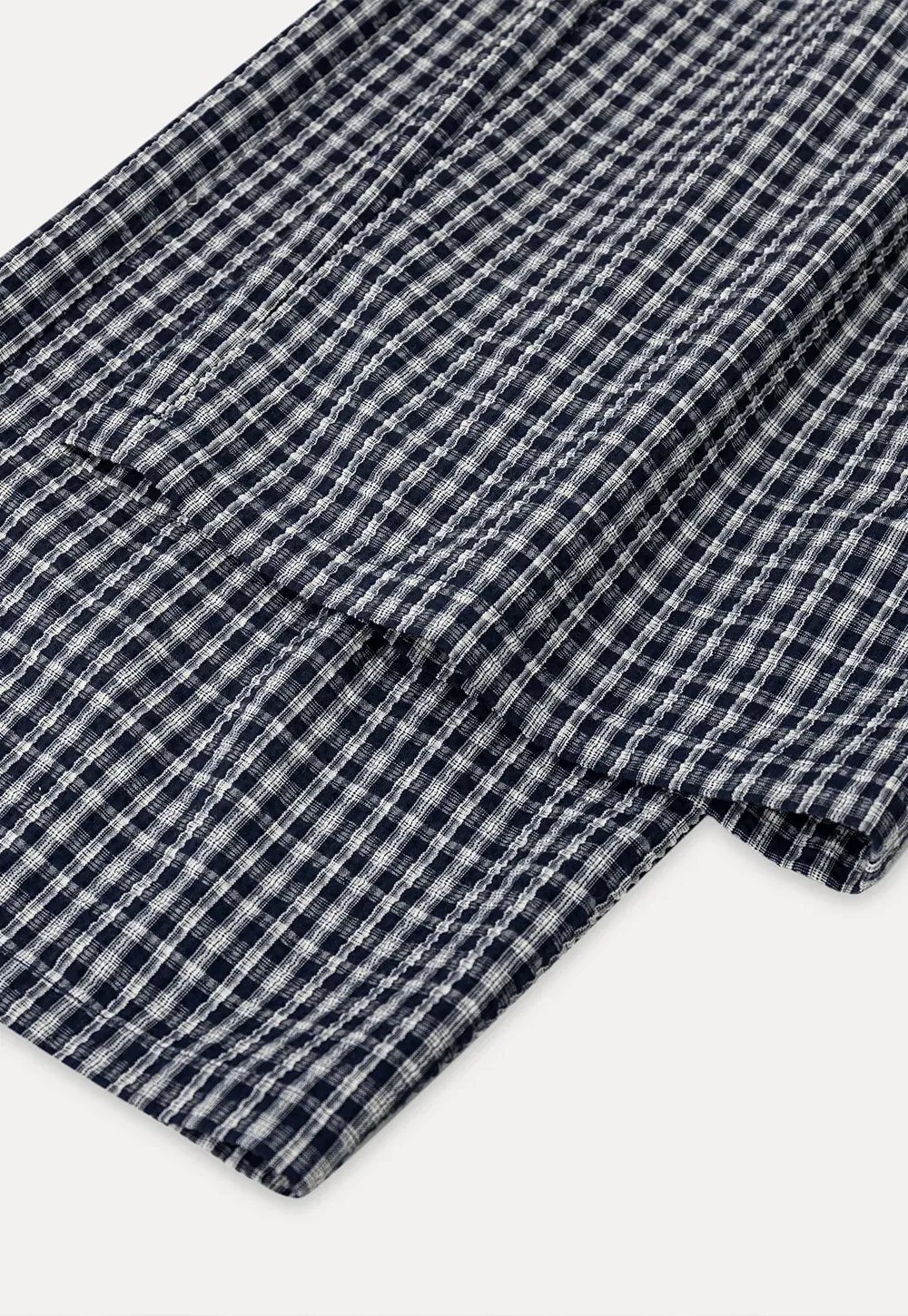 Wide Leg Plaid Casual Pants with Elastic Waist