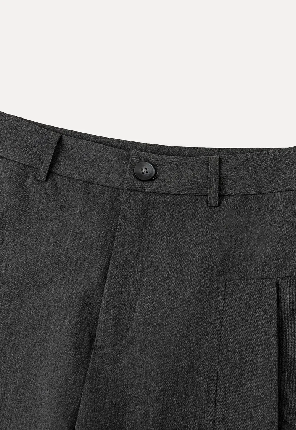 High Waist Wide Leg Pleated Casual Pants