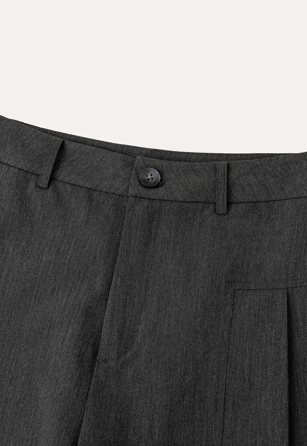 High Waist Wide Leg Pleated Casual Pants