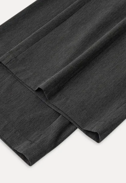 High Waist Wide Leg Pleated Casual Pants