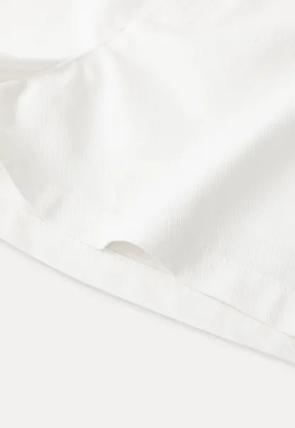 Braided Belt Detail High Waist Shorts