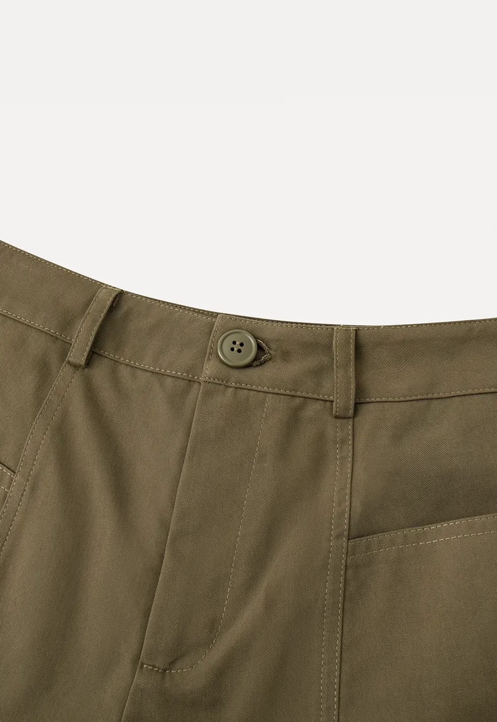 High Waisted Pleated Shorts with Front Pockets