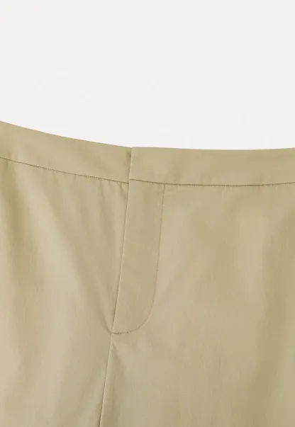 Wrap Front High Waist Wide Leg Casual Pants