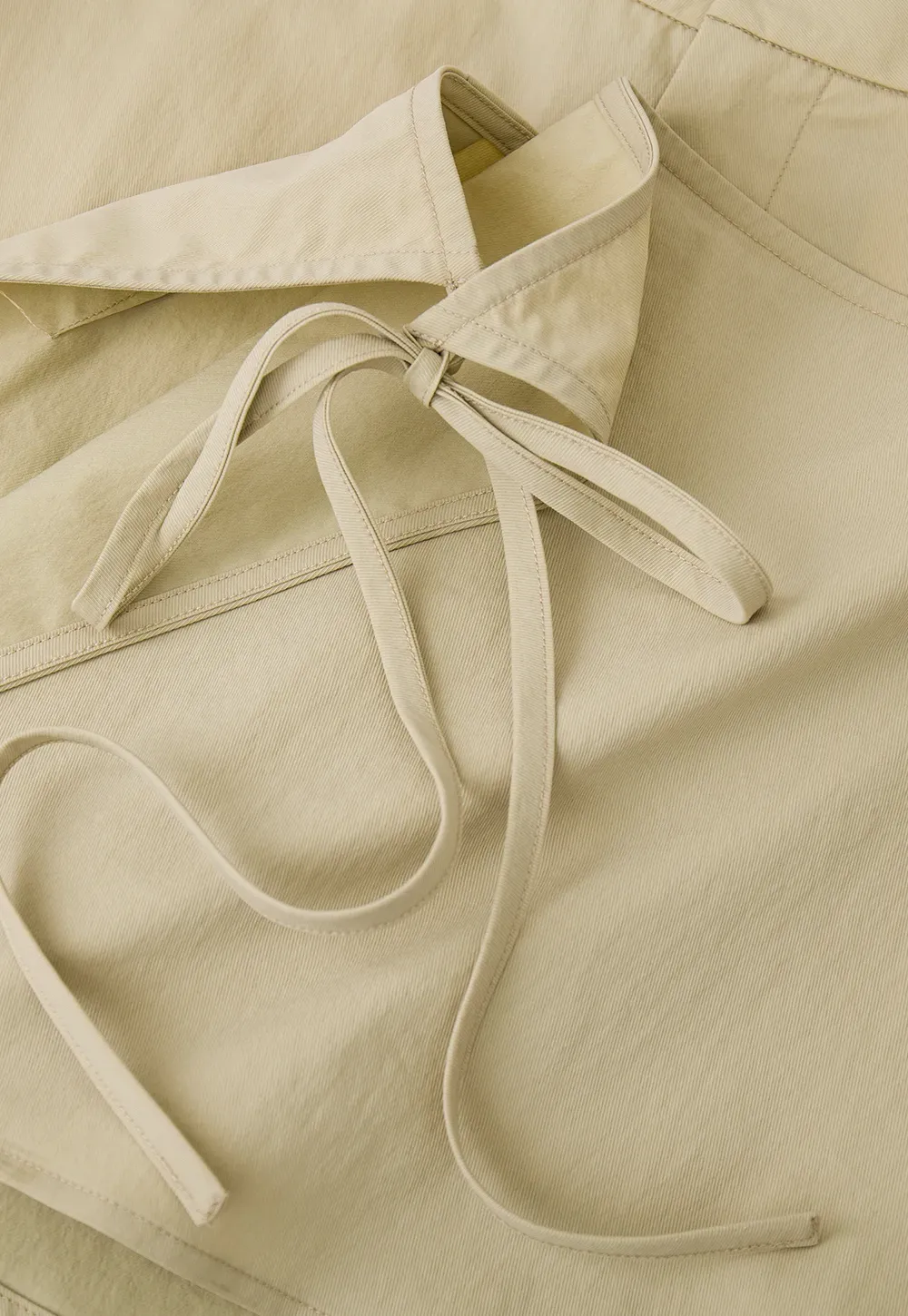 Wrap Front High Waist Wide Leg Casual Pants