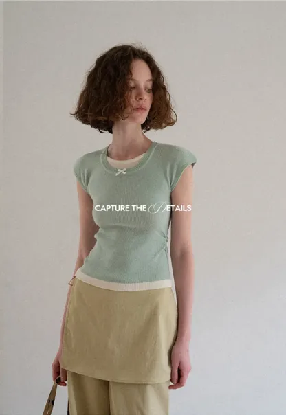 Wrap Front High Waist Wide Leg Casual Pants