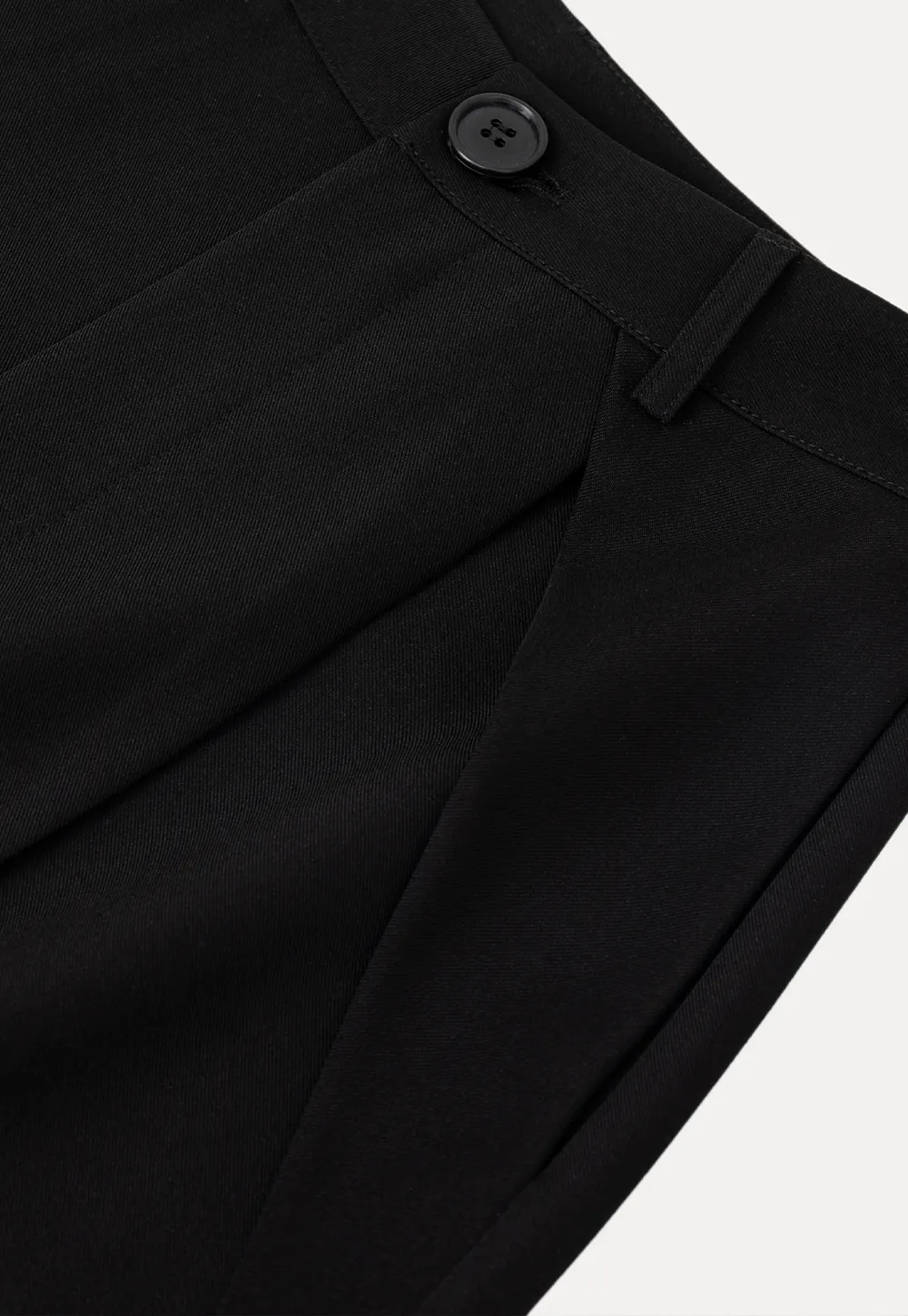 Pleated High Waist Cropped Casual Pants