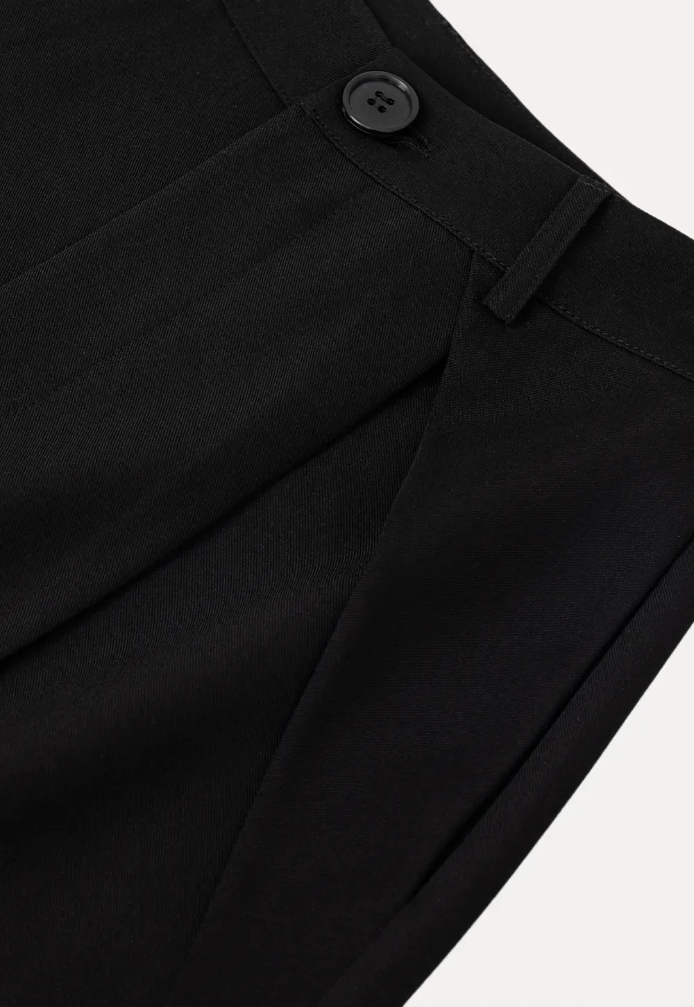 Pleated High Waist Cropped Casual Pants