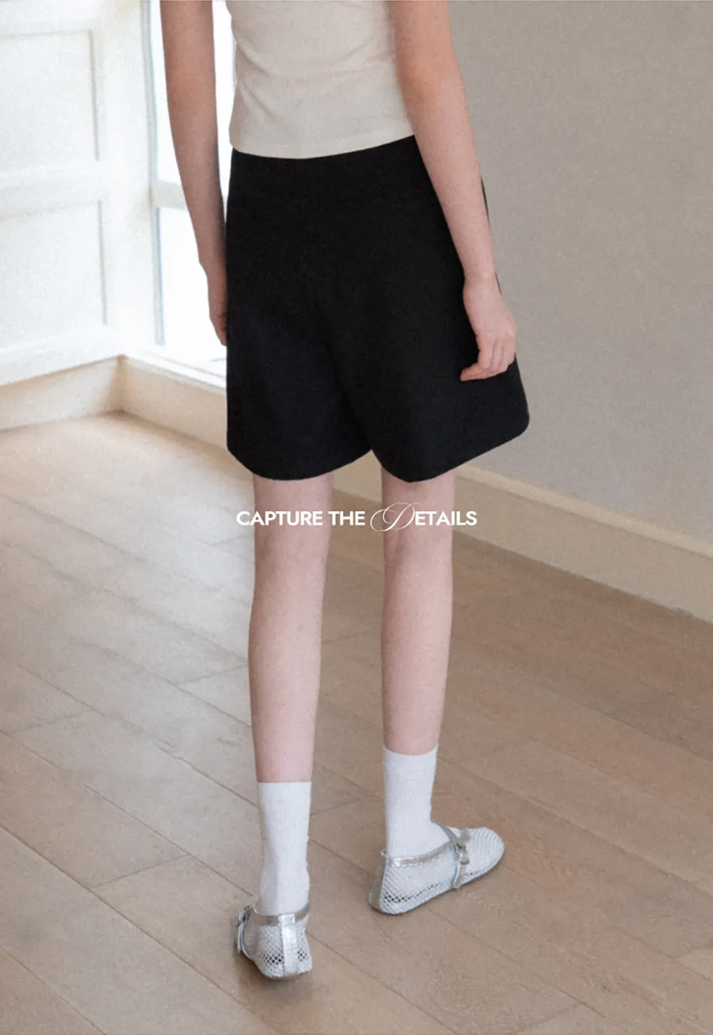 Pleated High Waist Cropped Casual Pants