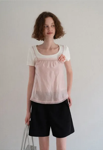 Pleated High Waist Cropped Casual Pants