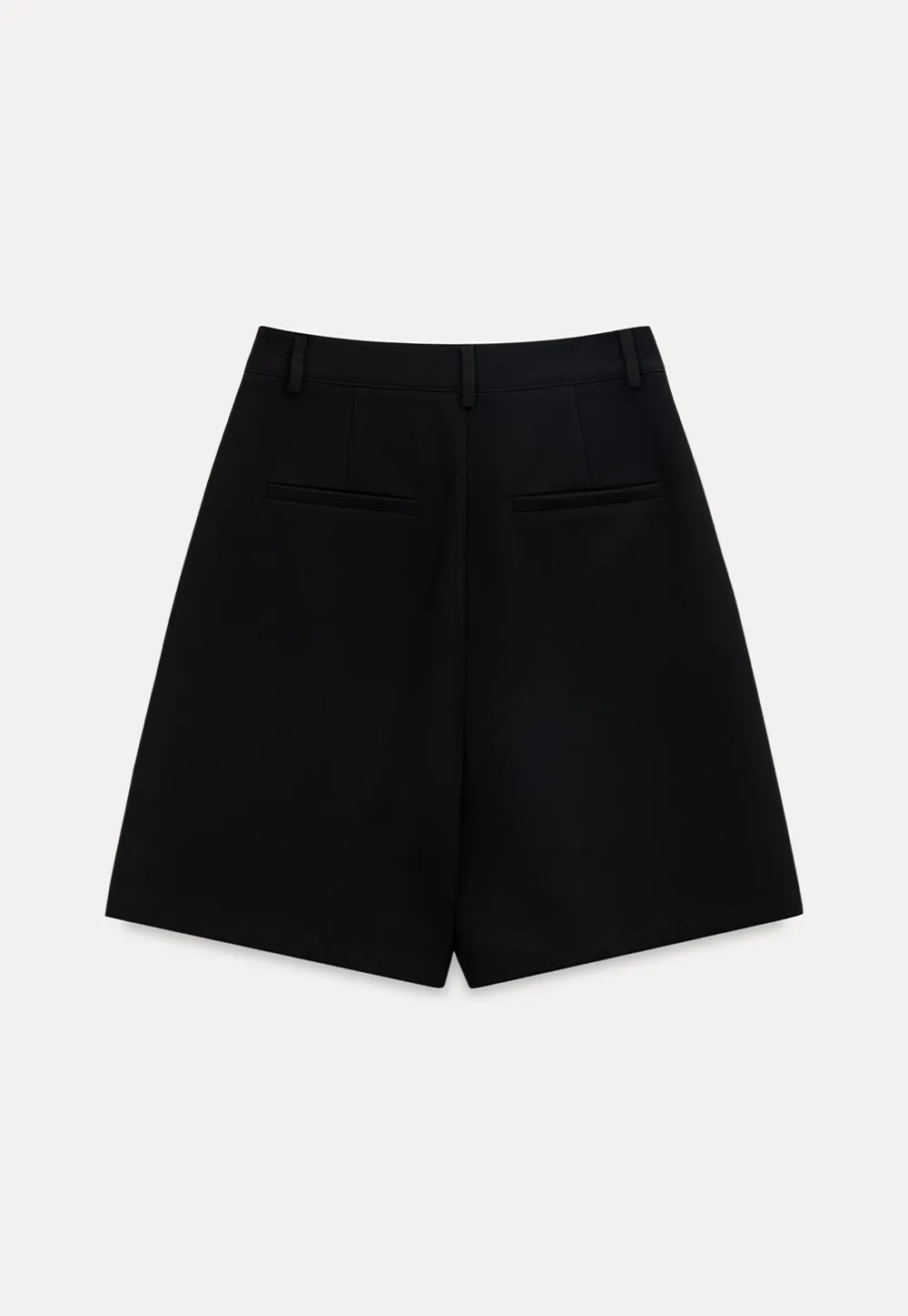 Pleated High Waist Cropped Casual Pants