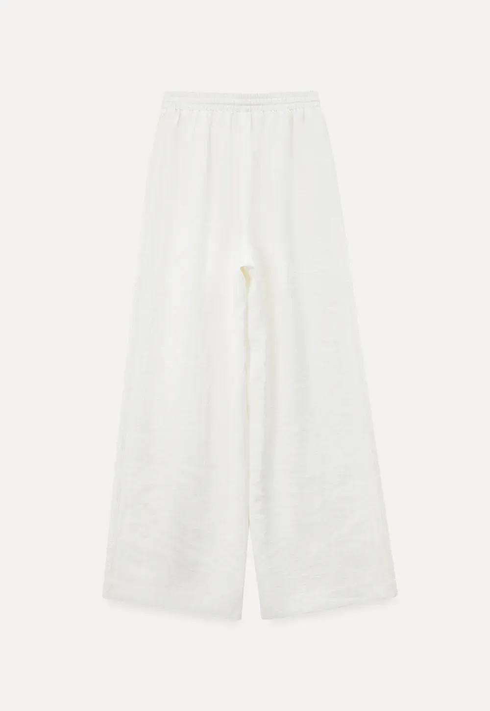 Drawstring Waist Wide Leg Casual Pants