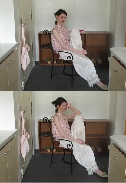 Lace Trimmed Pleated Wide Leg Casual Pants