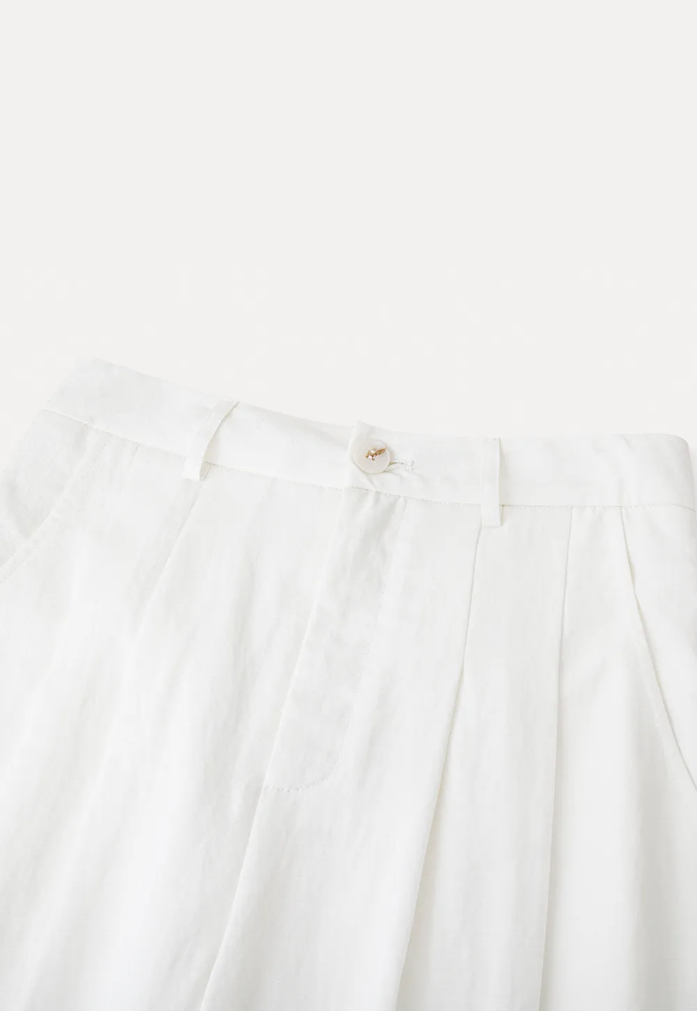 Asymmetrical Lace Trim Wide Leg Casual Pants and Accessory