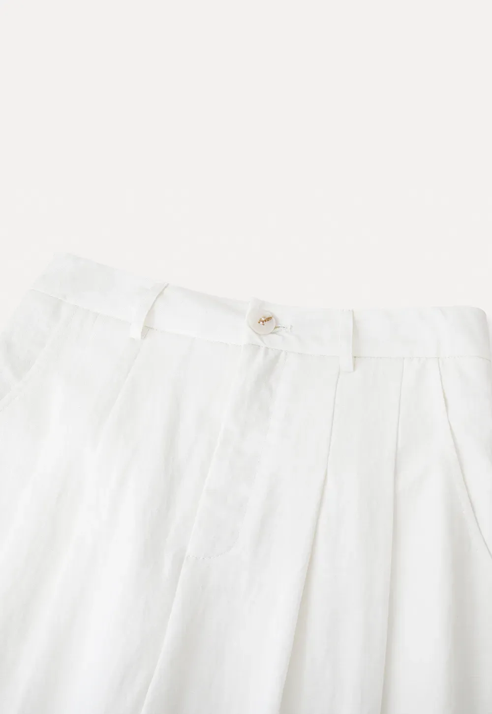 Asymmetrical Lace Trim Wide Leg Casual Pants and Accessory