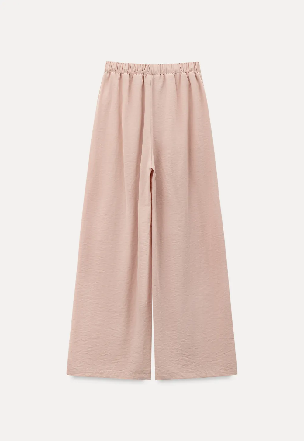 Drawstring Waist Wide Leg Casual Pants