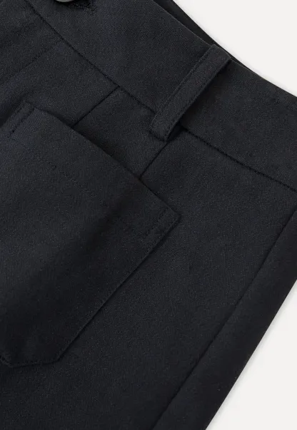 High Waist Tailored Shorts with Front Pocket