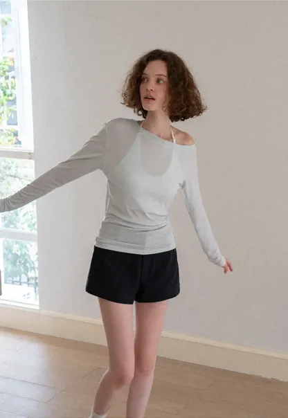 High Waist Tailored Shorts with Front Pocket