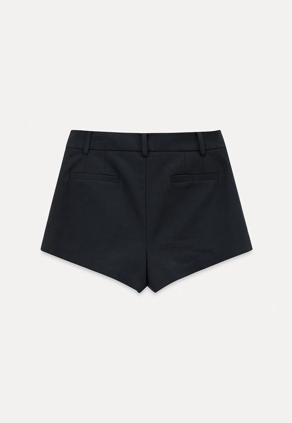 High Waist Tailored Shorts with Front Pocket