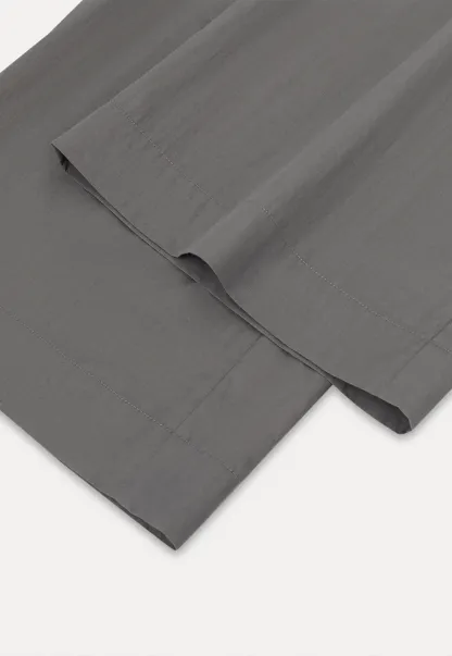 Drawstring Waist Wide Leg Casual Pants