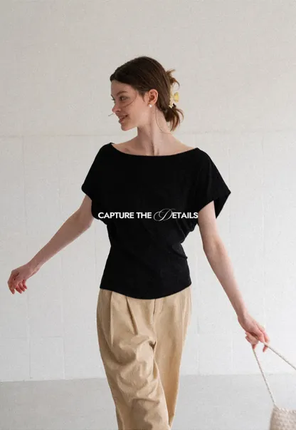 High Waist Pleated Wide Leg Casual Pants