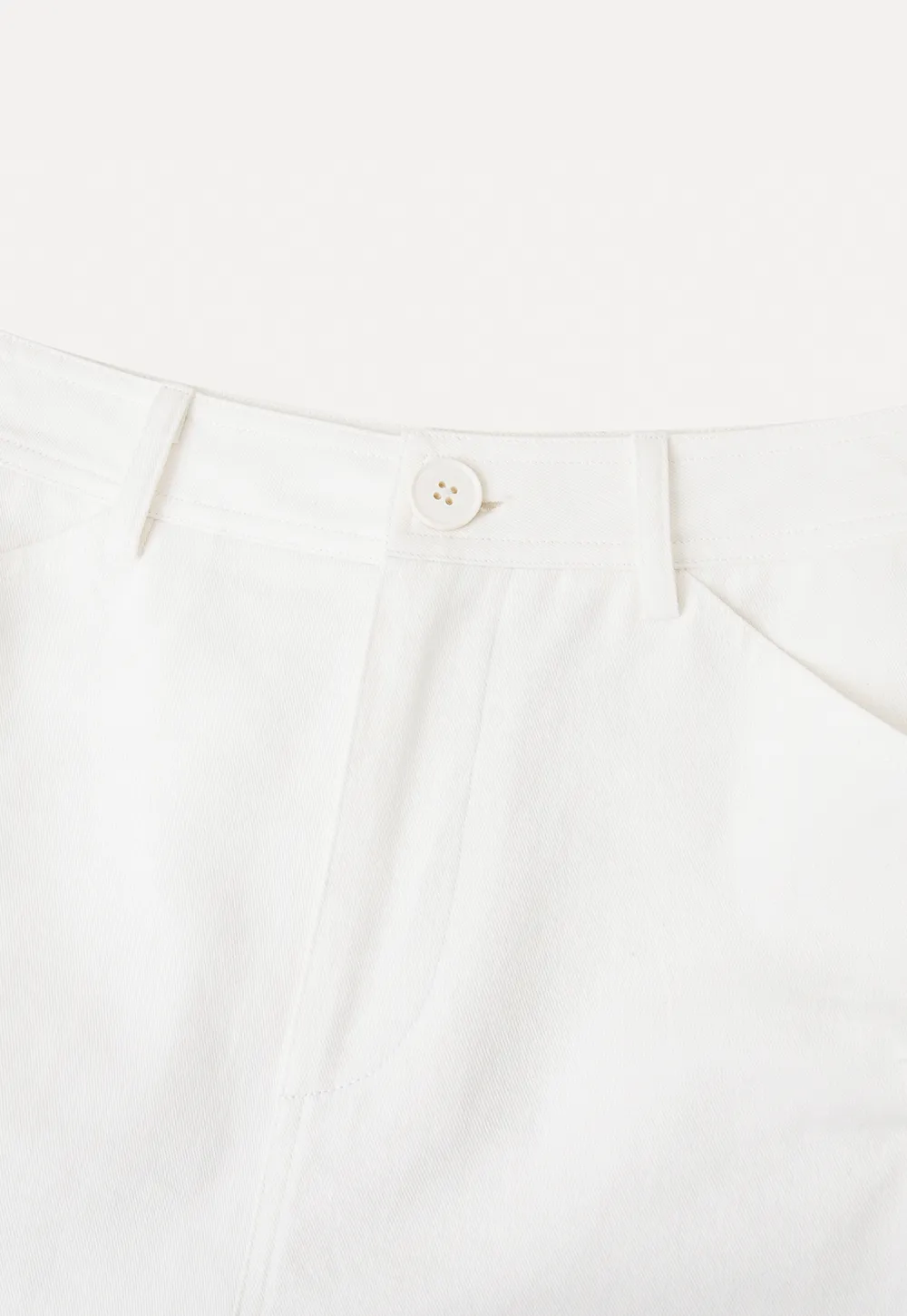 High Waist Cargo Shorts With Cuffed Hem