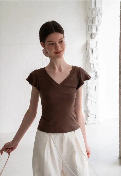 Drawstring Waist Wide Leg Casual Pants