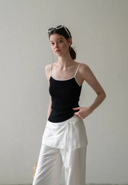 Drawstring Waist Wide Leg Casual Pants