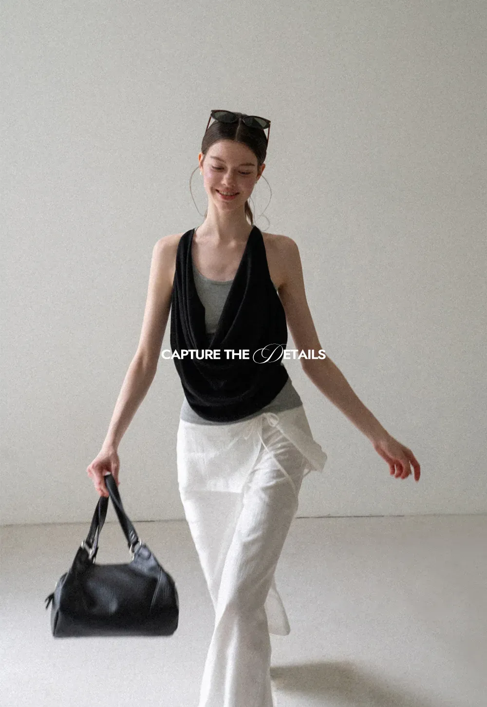 Drawstring Waist Wide Leg Casual Pants