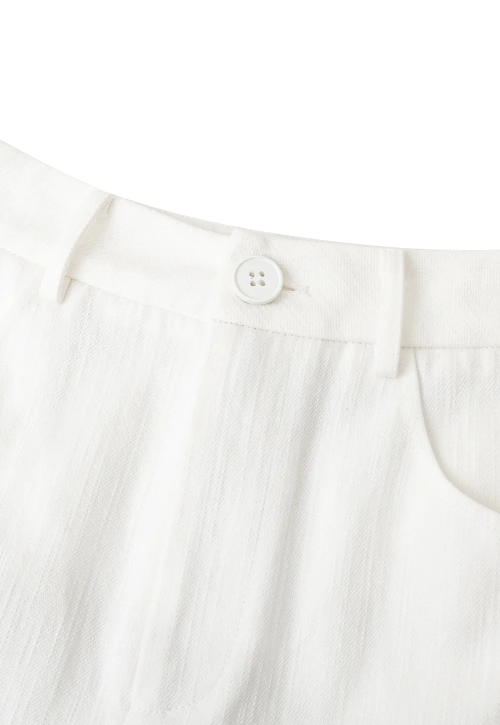High Waist Pleated Shorts Casual Pants