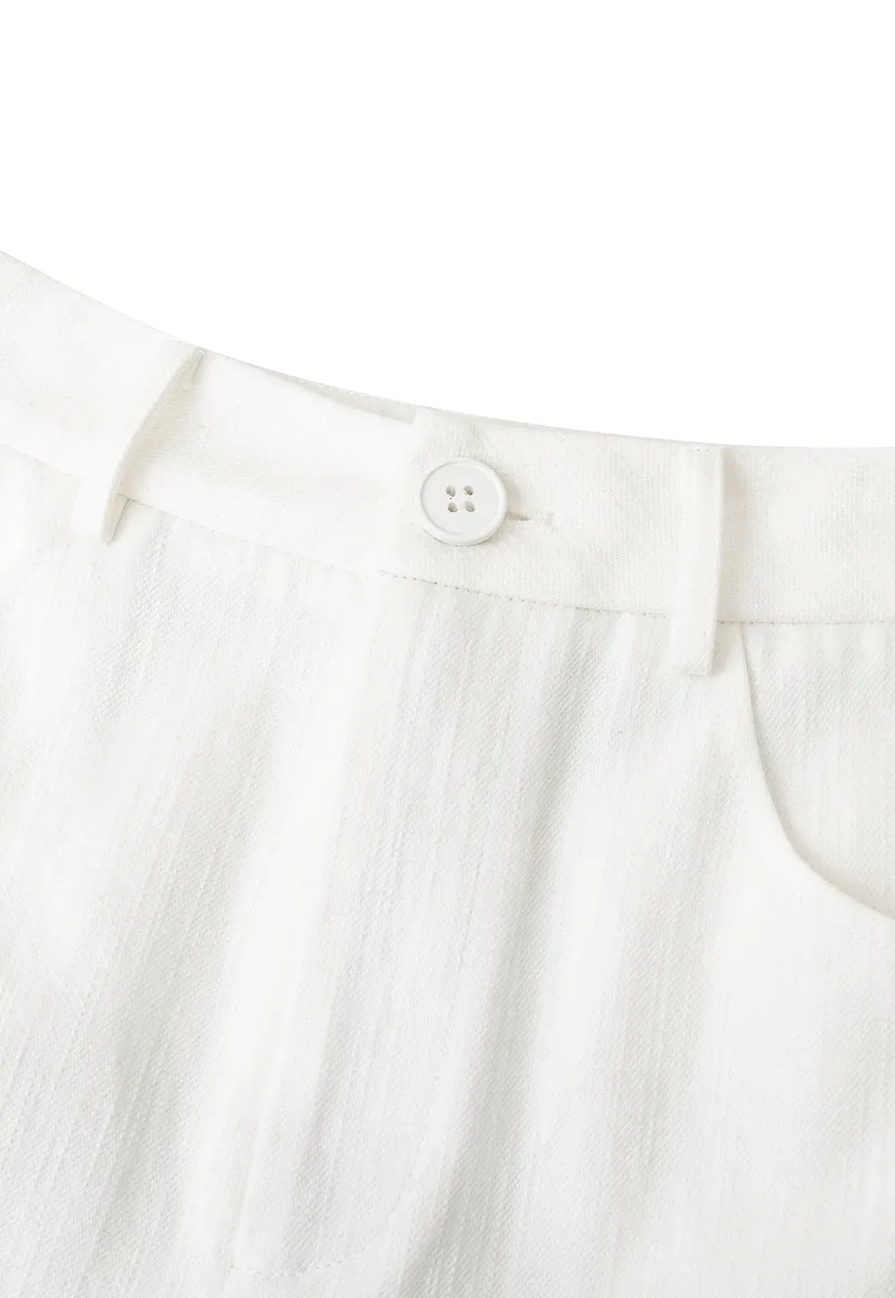 High Waist Pleated Shorts Casual Pants