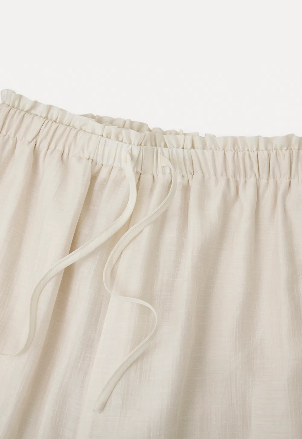 Drawstring Waist Relaxed Fit Casual Pants