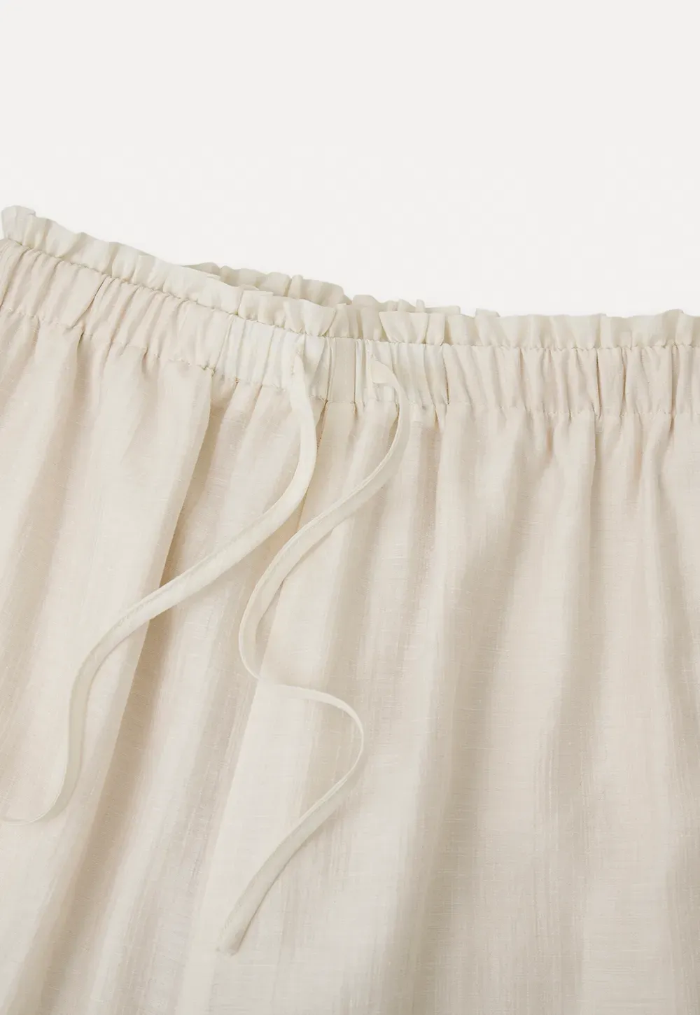Drawstring Waist Relaxed Fit Casual Pants
