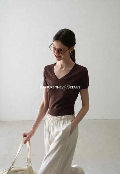 Drawstring Waist Relaxed Fit Casual Pants